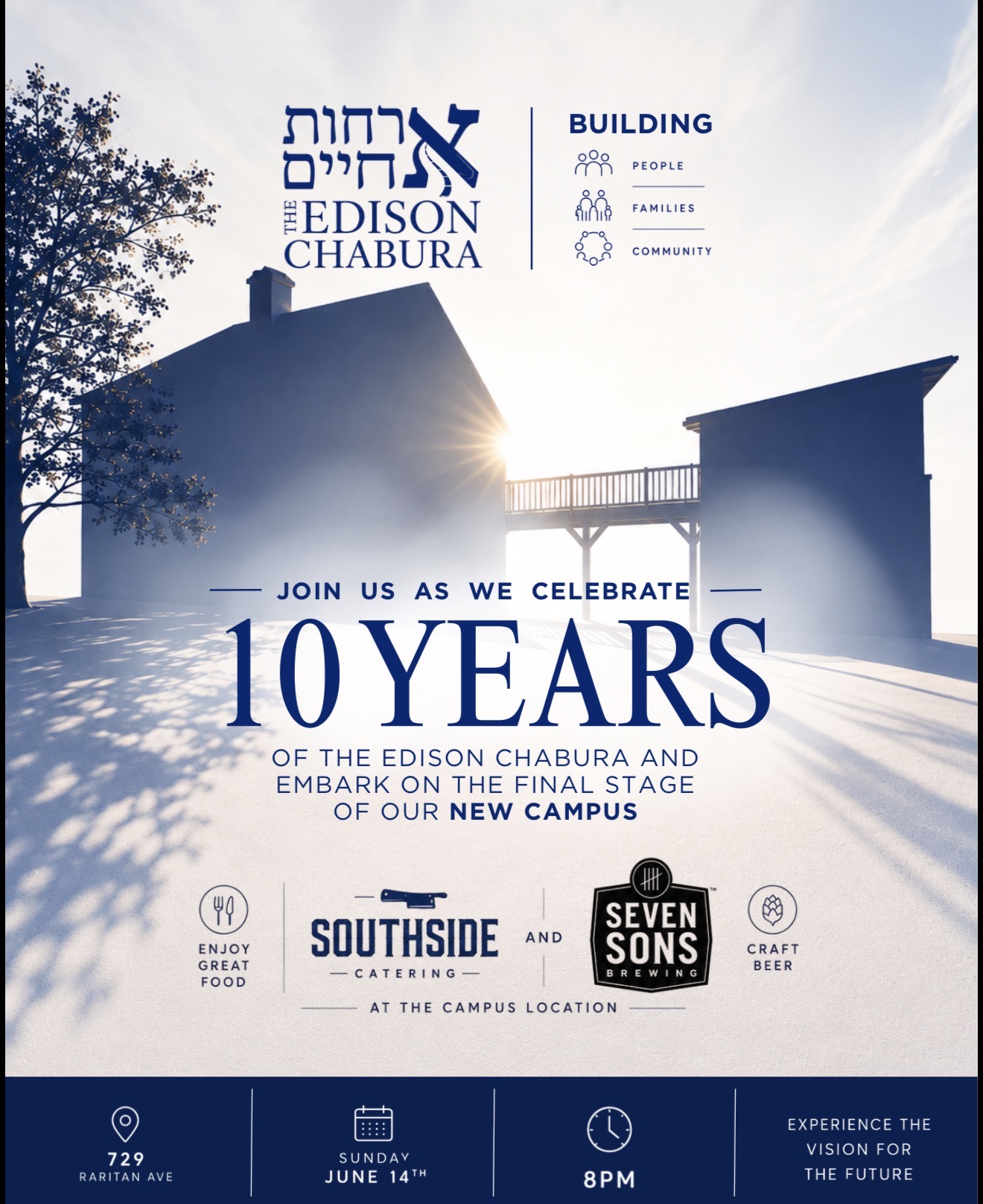 Edison Chabura 10-Year Anniversary Celebration flyer