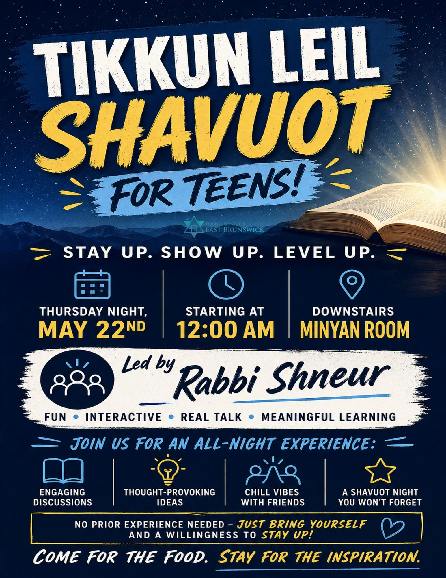 Shavuot Kids Experience — Bikkurim Parade & Ices Party flyer